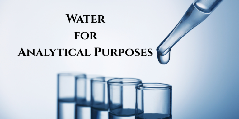 Water for Analytical Purposes